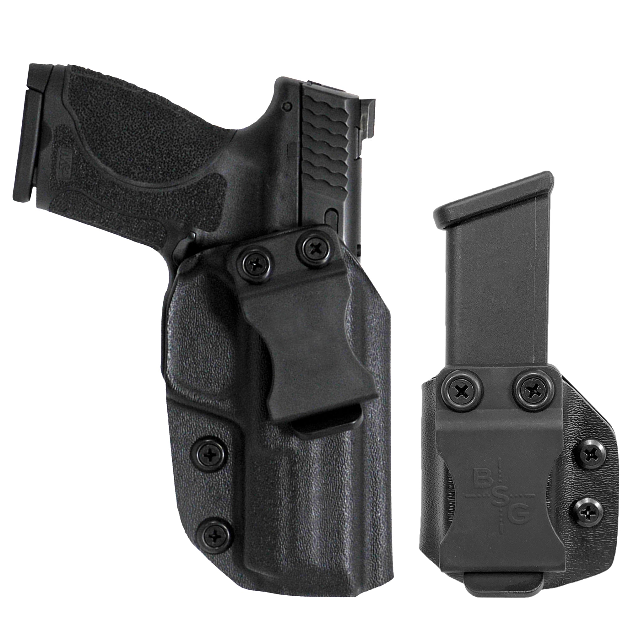Smith & Wesson MP9, MP40 4.25'' IWB Kydex Holster & Mag Pouch Combo