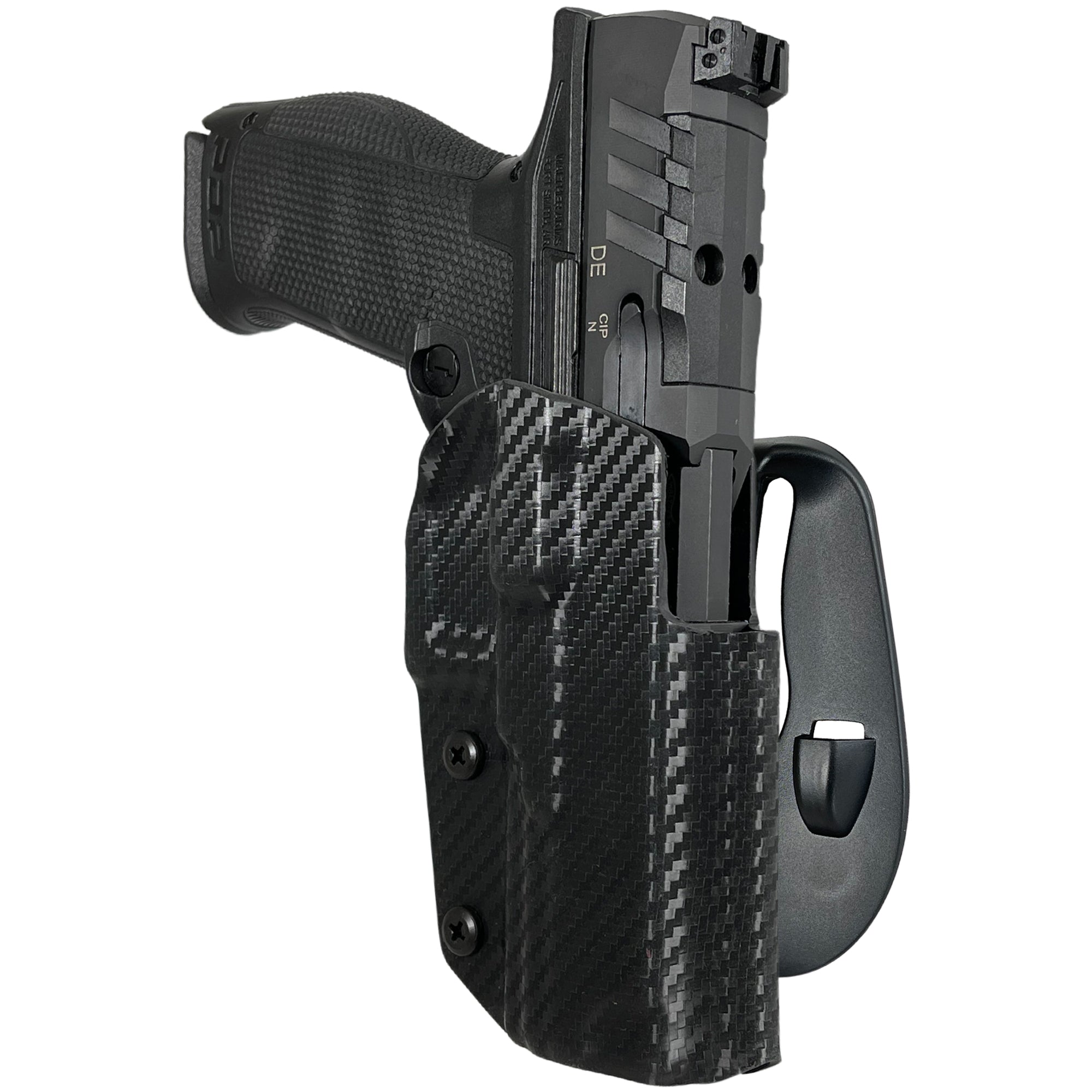 Walther PDP 5'' OWB Paddle Holster in Carbon Fiber