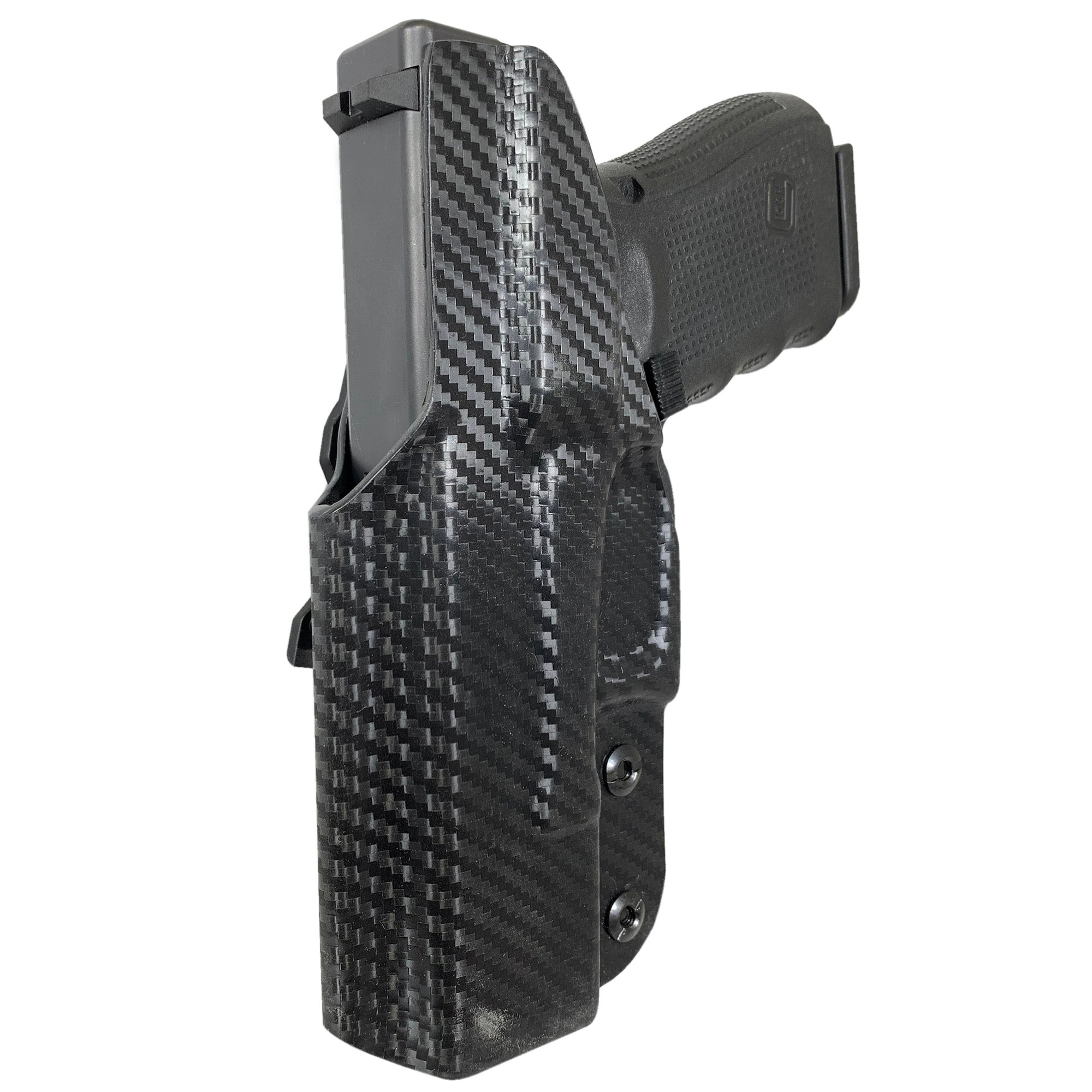 Glock 19 23 32 Gen 4 Inside the Waistband Holster in Carbon Fiber - Rear