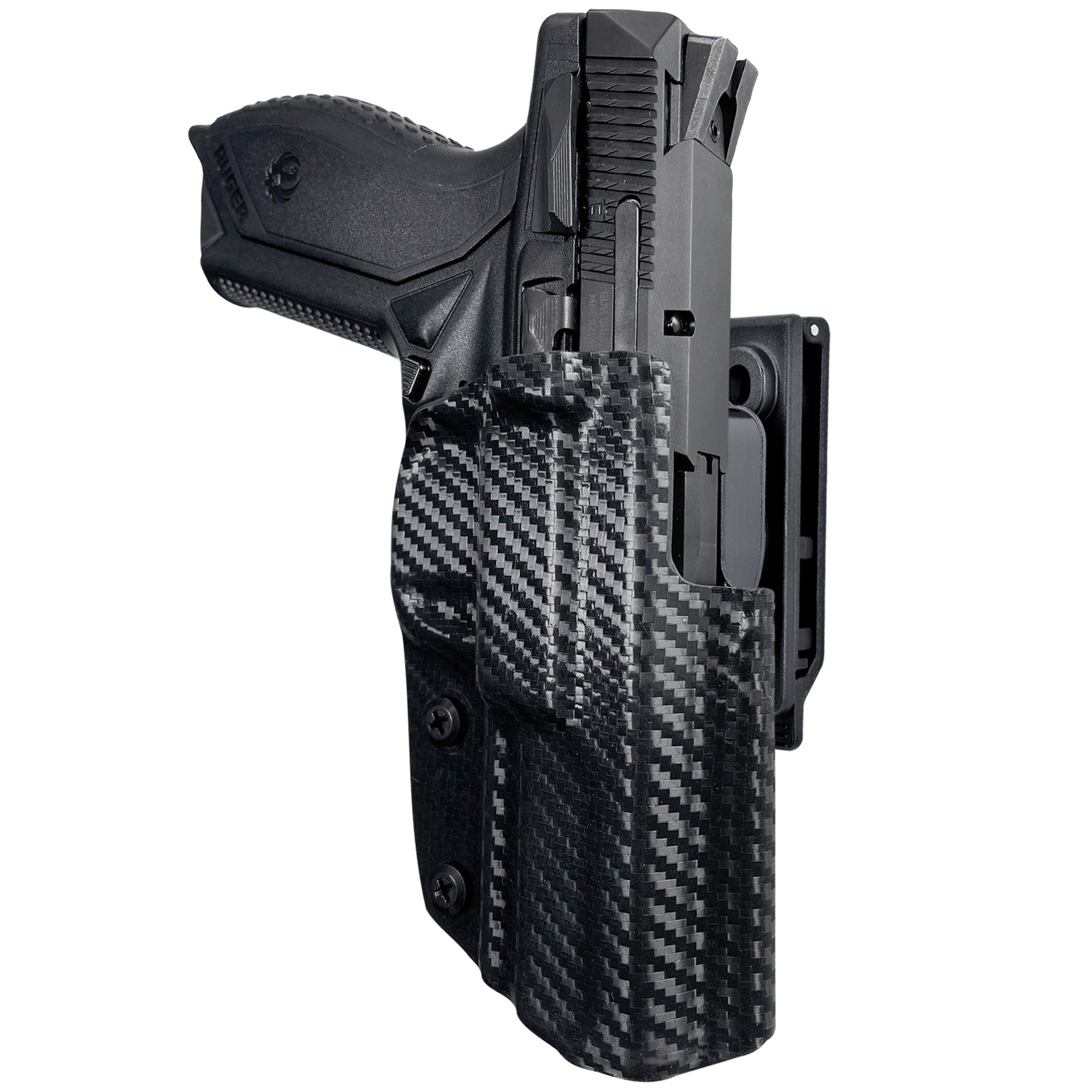 OWB Quick Release IDPA Holster in Carbon Fiber
