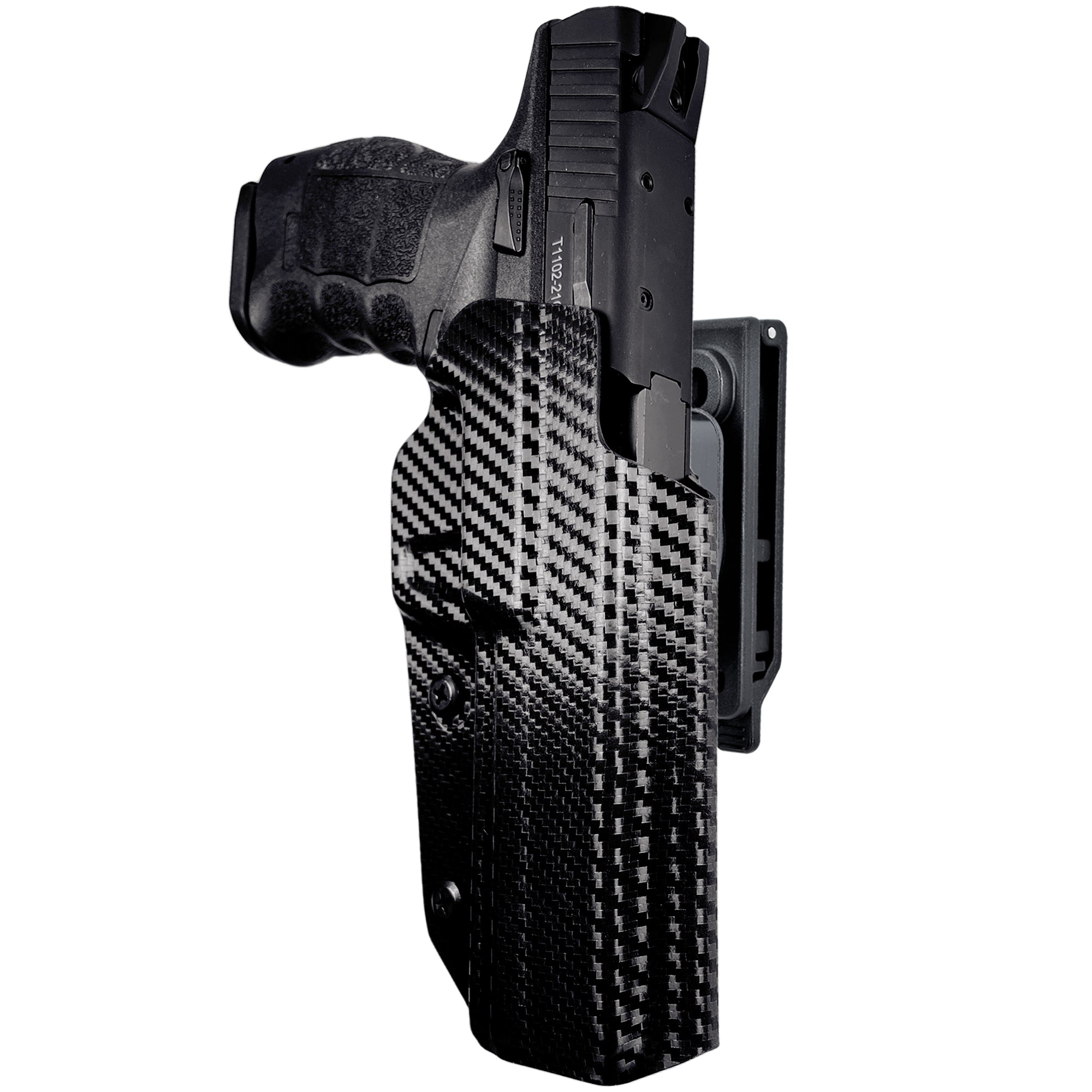 OWB Quick Release IDPA Holster in Carbon Fiber