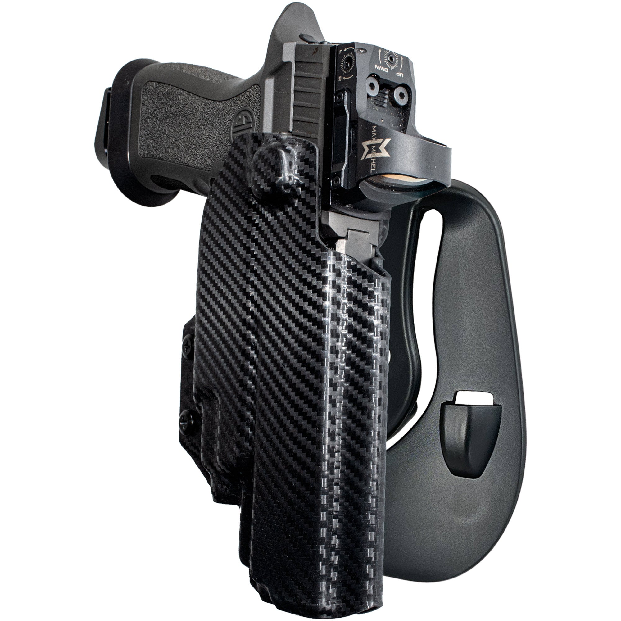 Sig Sauer P320 Full Size w/ Streamlight TLR-7A/TLR-8AG OWB Paddle Holster