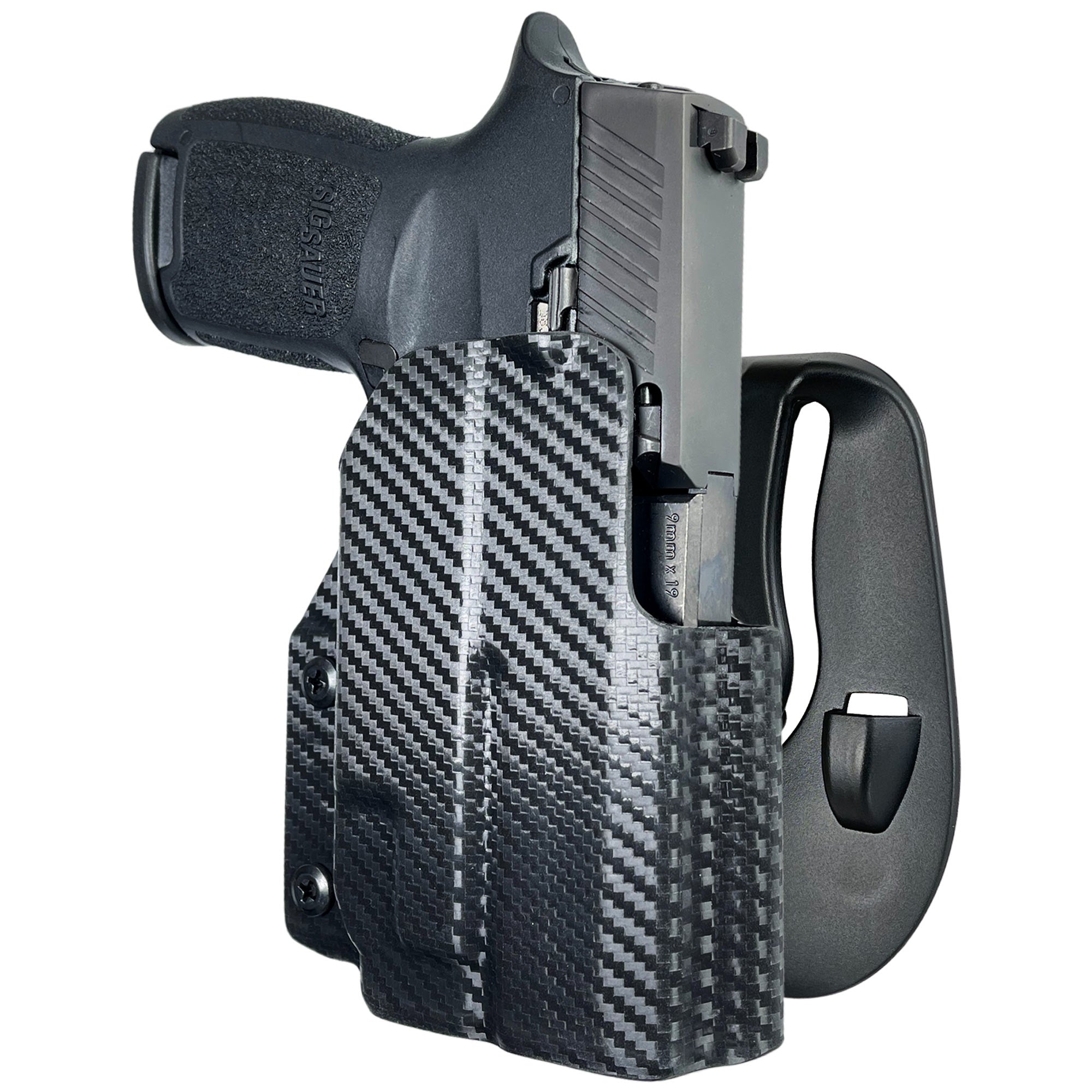 Sig Sauer P320 Compact w/ Streamlight TLR-7A OWB Paddle Holster