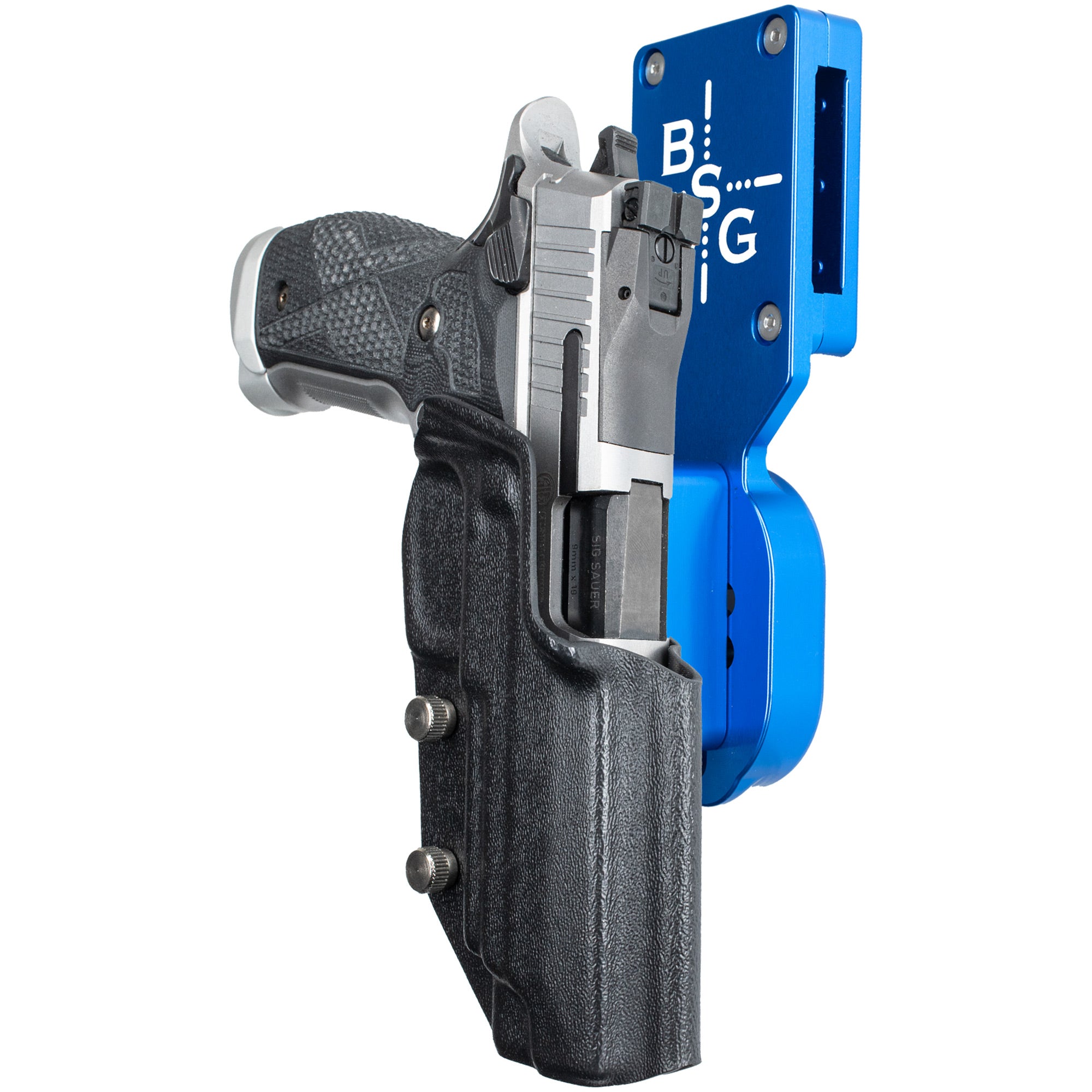 Pro Heavy Duty Competition Holster - Blue on Black Series