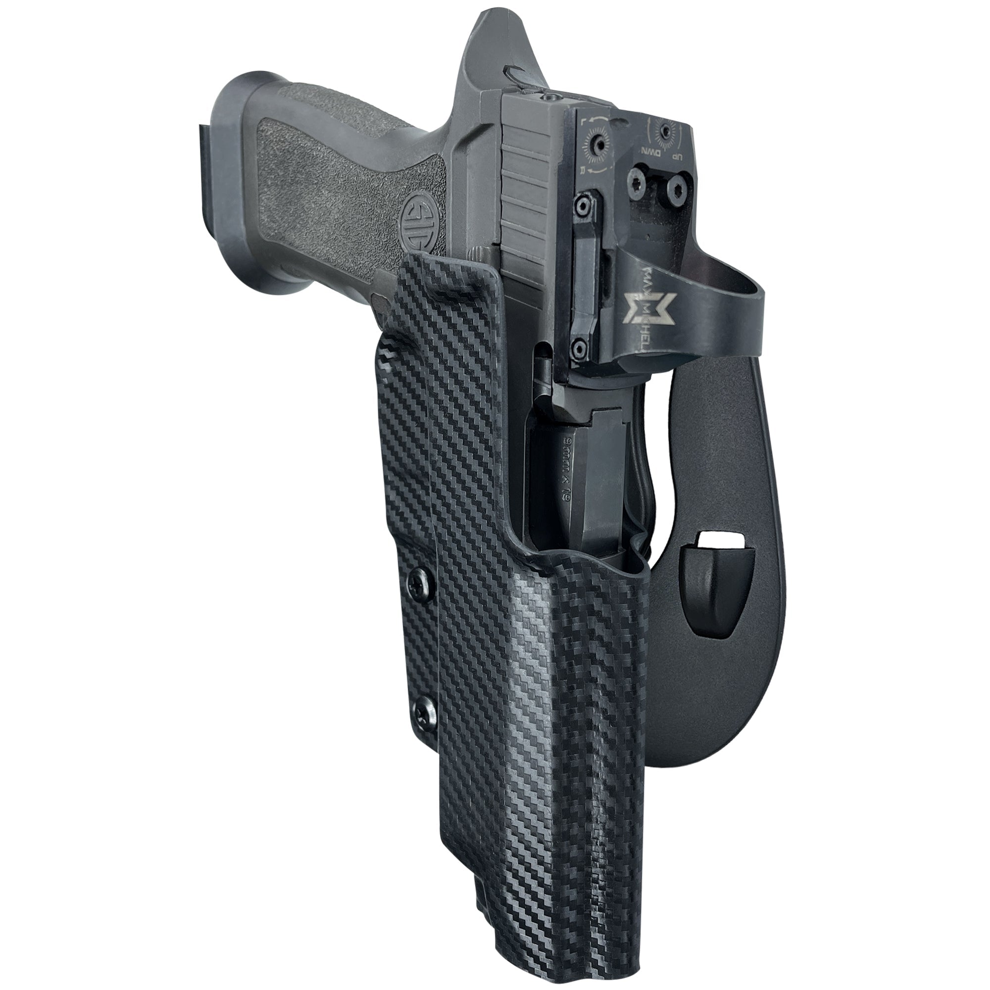 OWB Paddle Holster for P320 X5 in Carbon Fiber