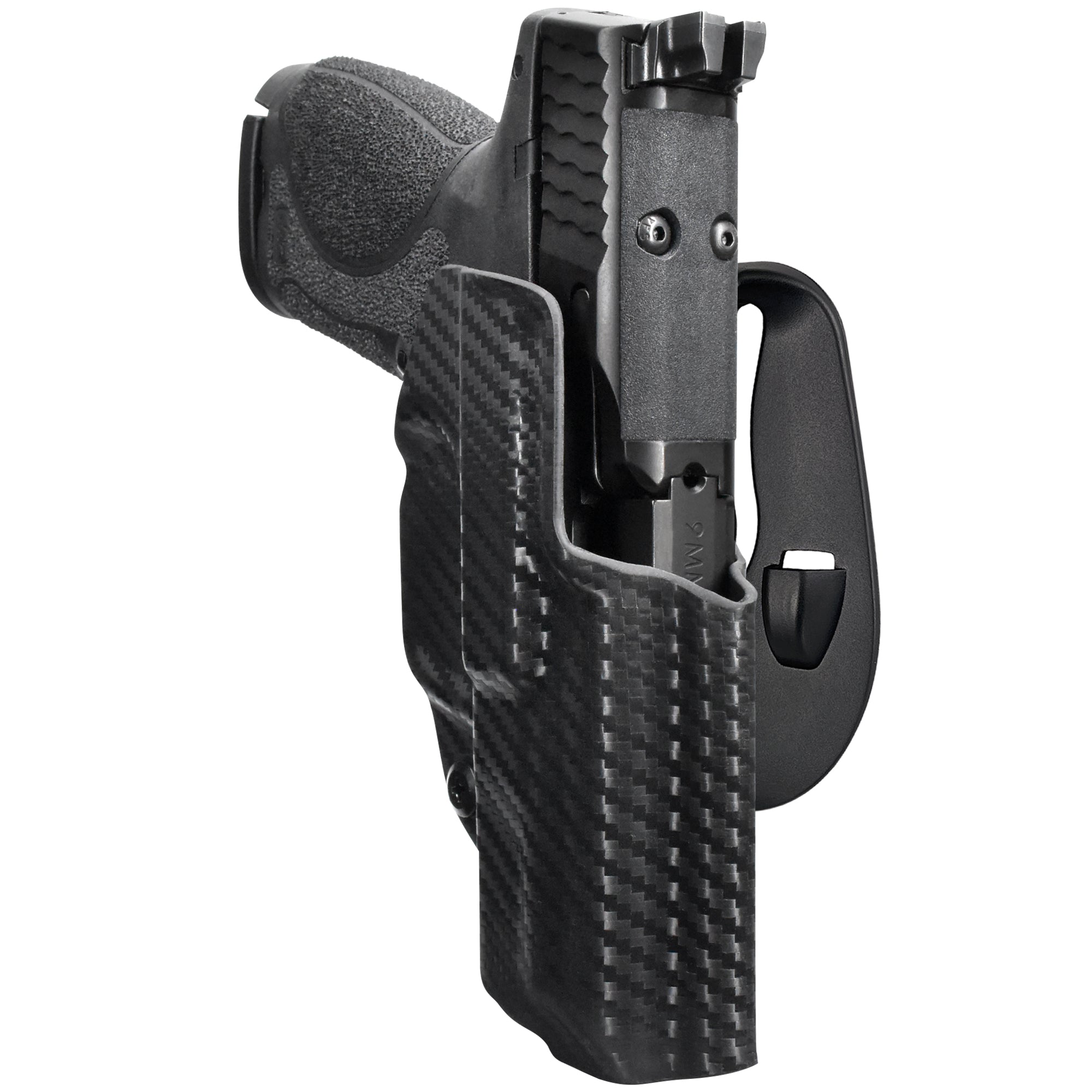 Smith & Wesson M&P9 Subcompact 3.6'' OWB Paddle Holster in Carbon Fiber