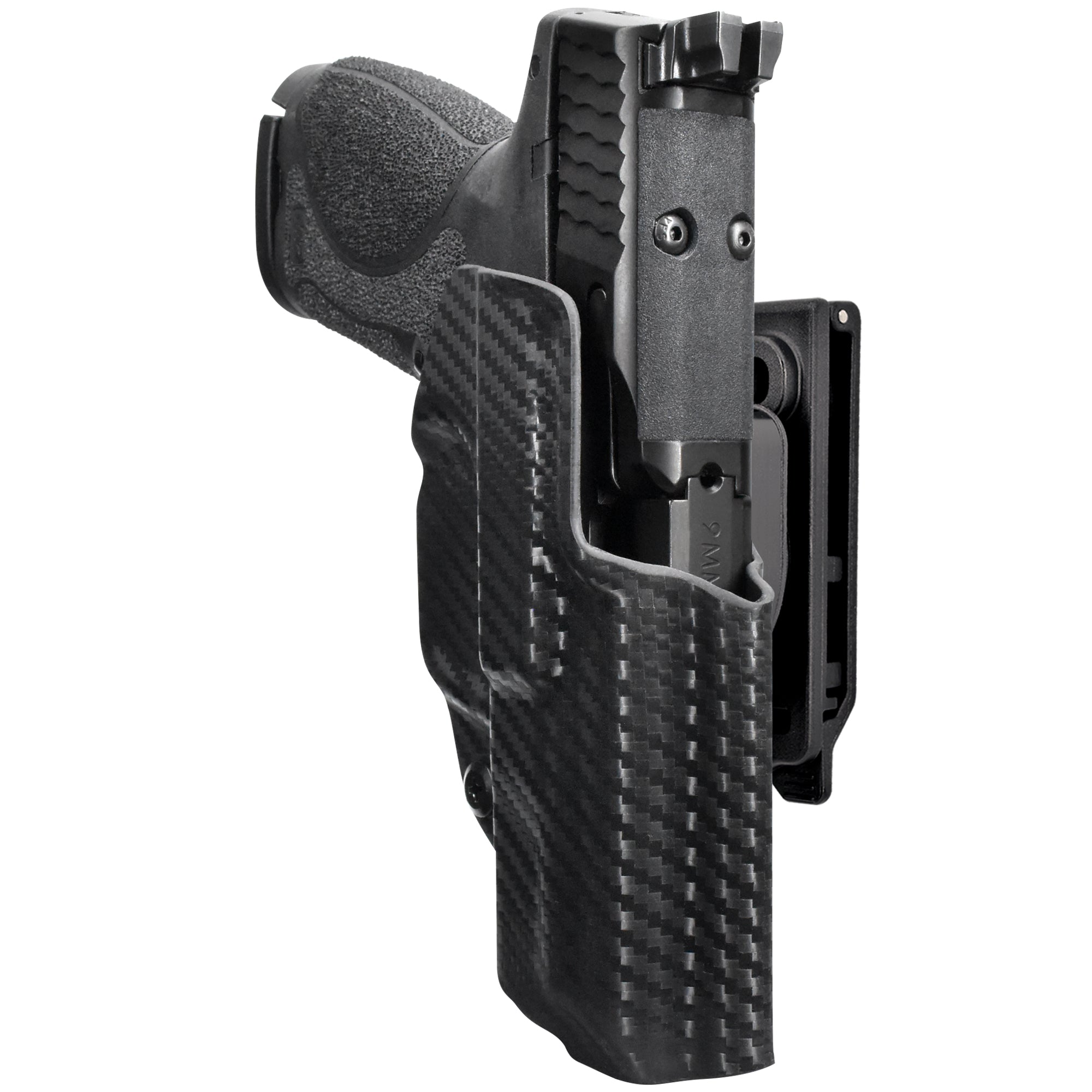 OWB Quick Release IDPA Holster in Carbon Fiber