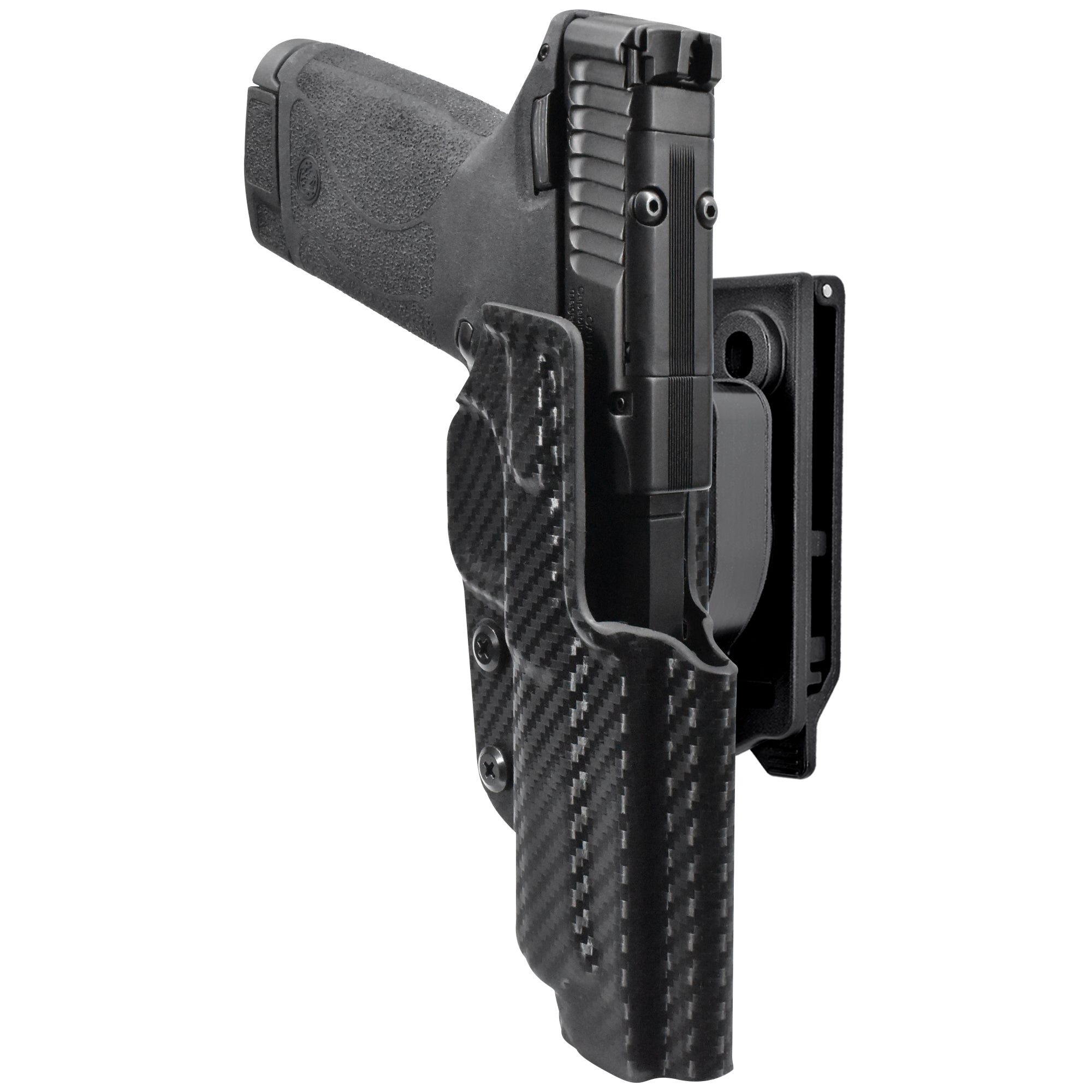 OWB Quick Release IDPA Holster in Carbon Fiber