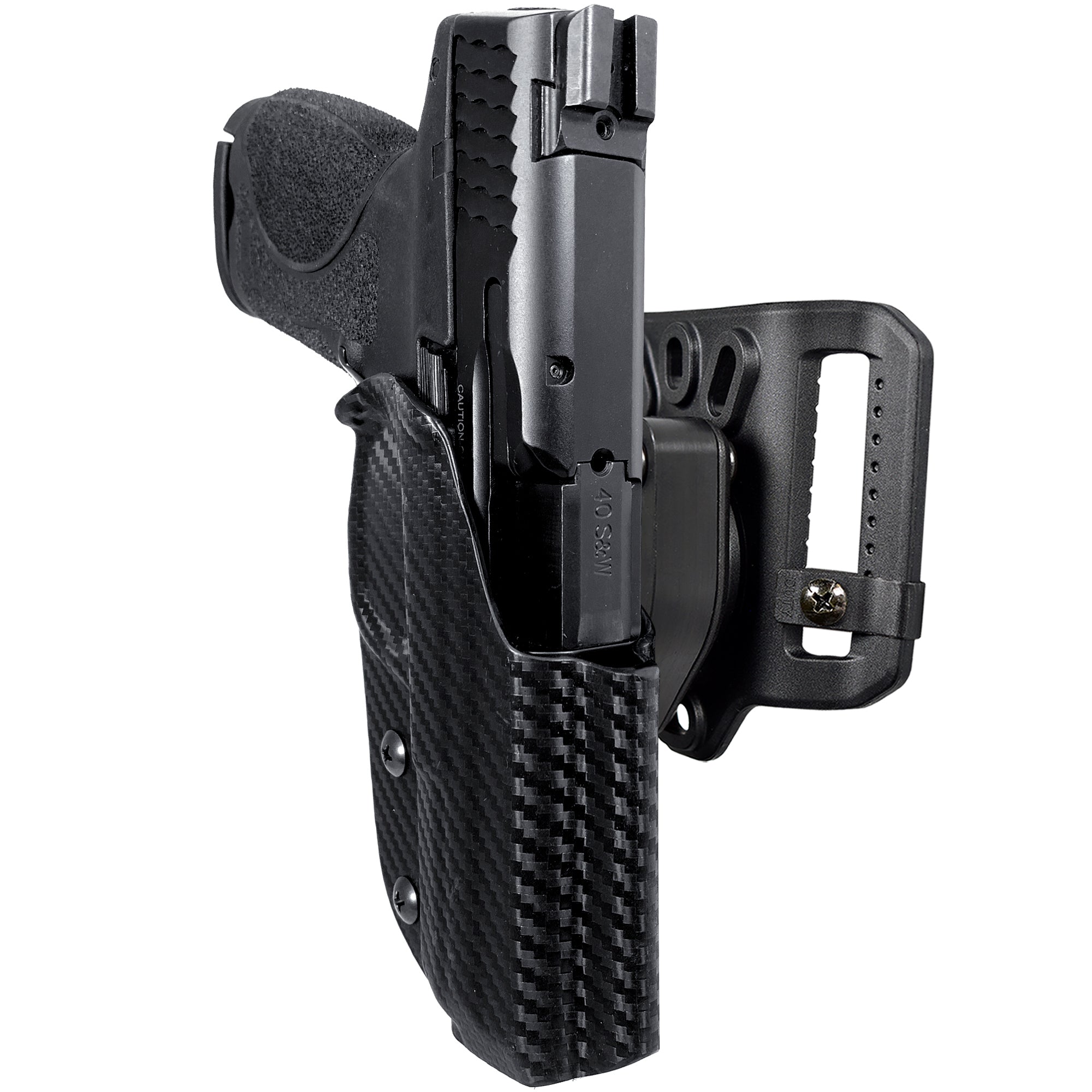Quick Release Belt Loop Holster in Carbon Fiber