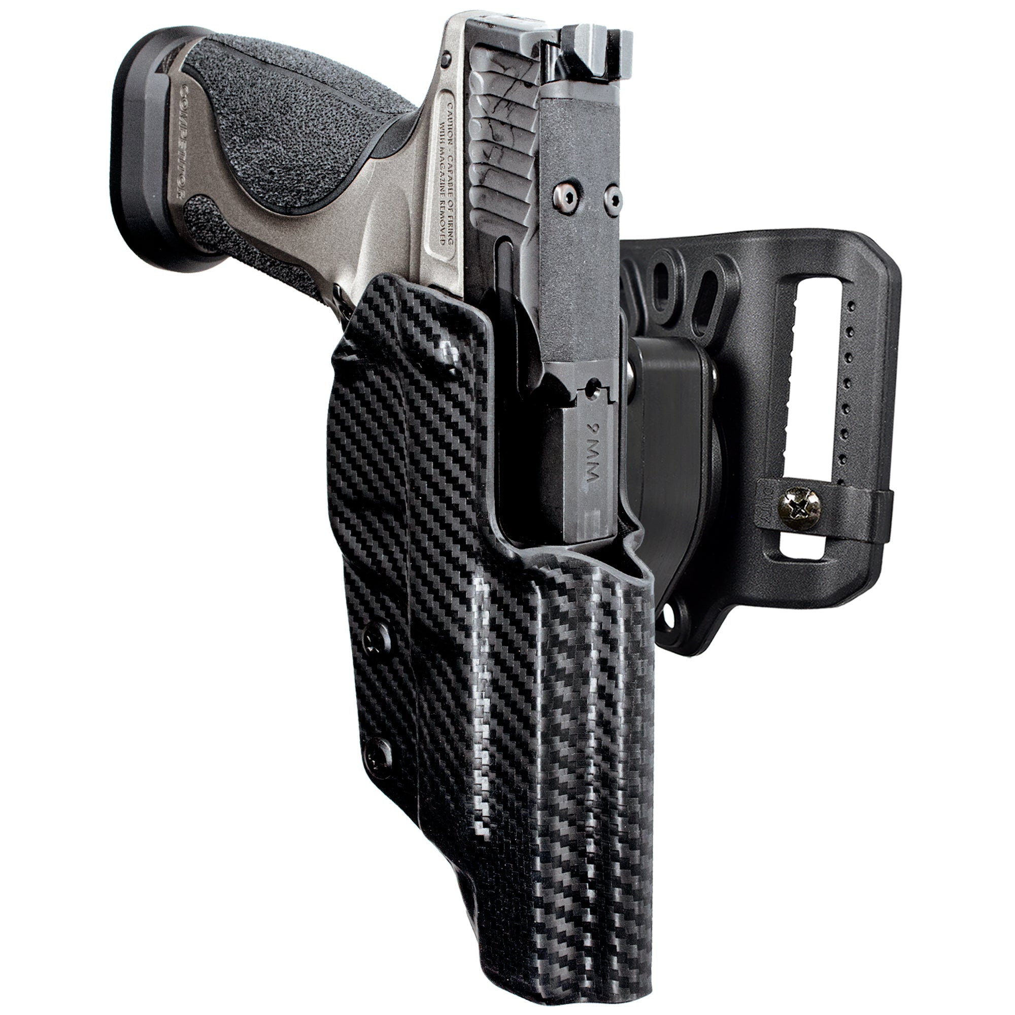 Quick Release Belt Loop Holster in Carbon Fiber