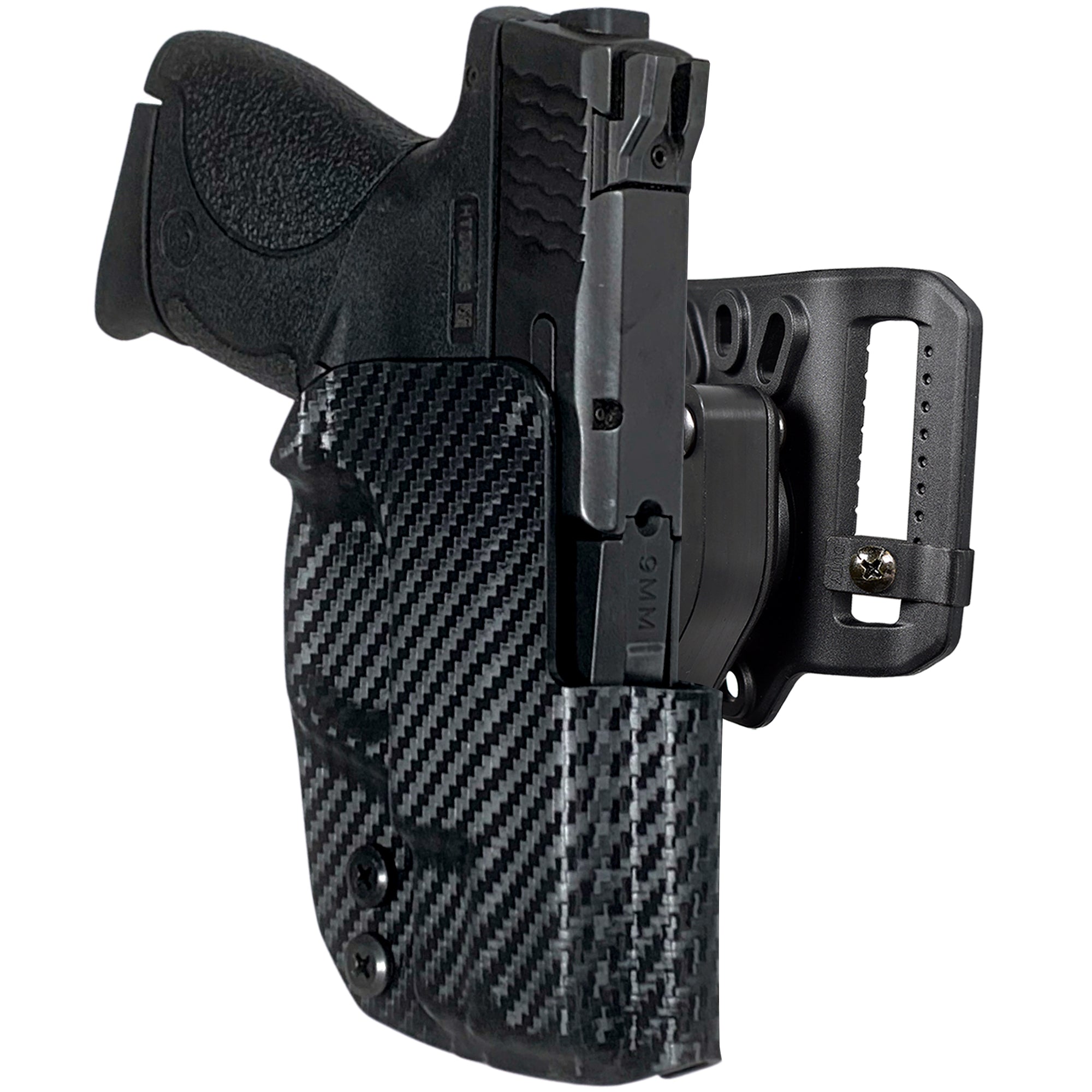Quick Release Belt Loop Holster in Carbon Fiber