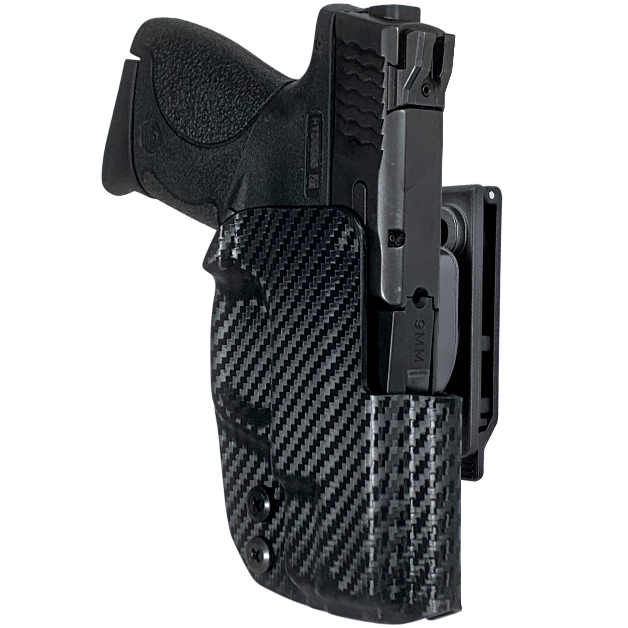 OWB Quick Release IDPA Holster in Carbon Fiber