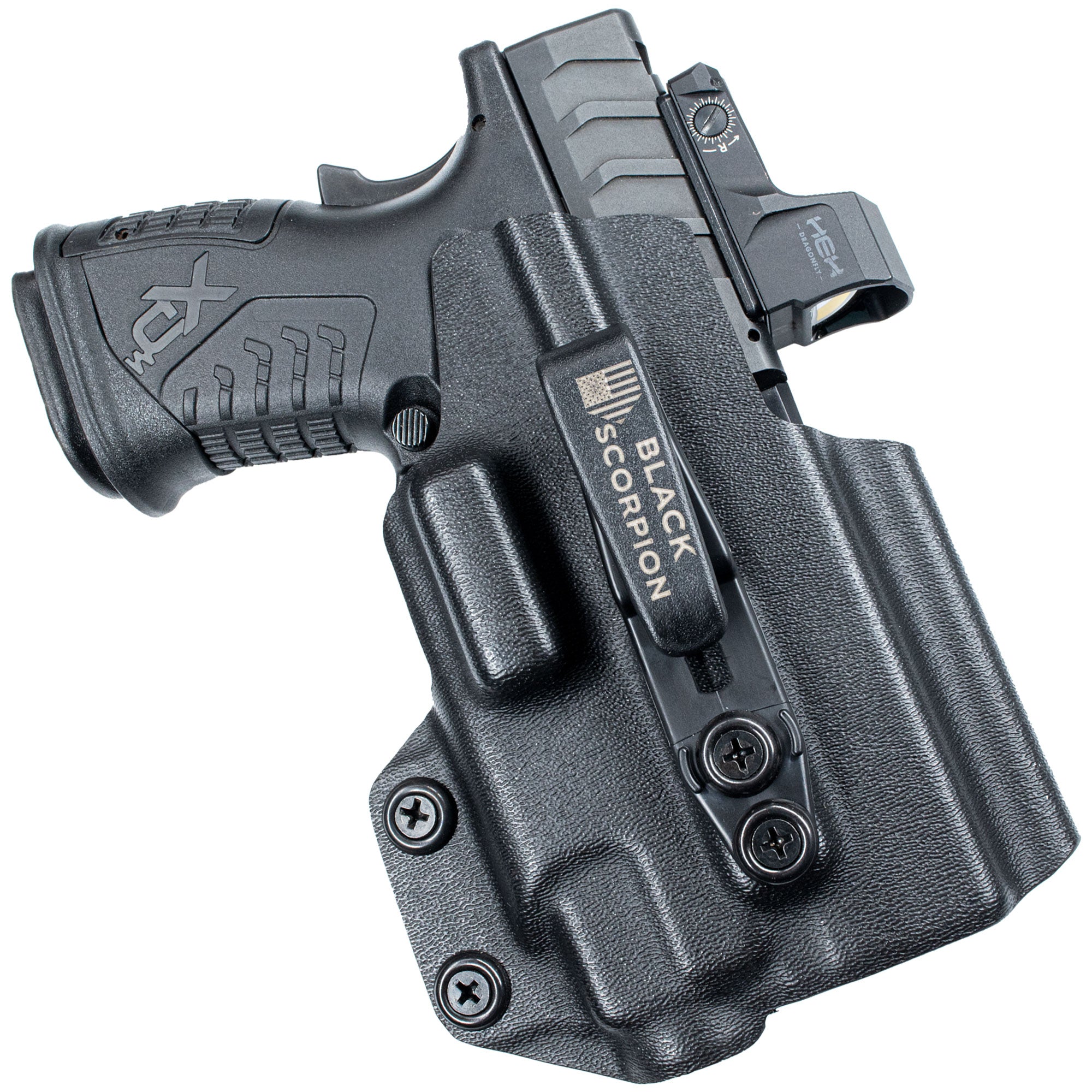 Springfield Armory XD-M Elite 3.8'' w/ TLR-7 / TLR-8 IWB Belt Wing Tuckable Holster
