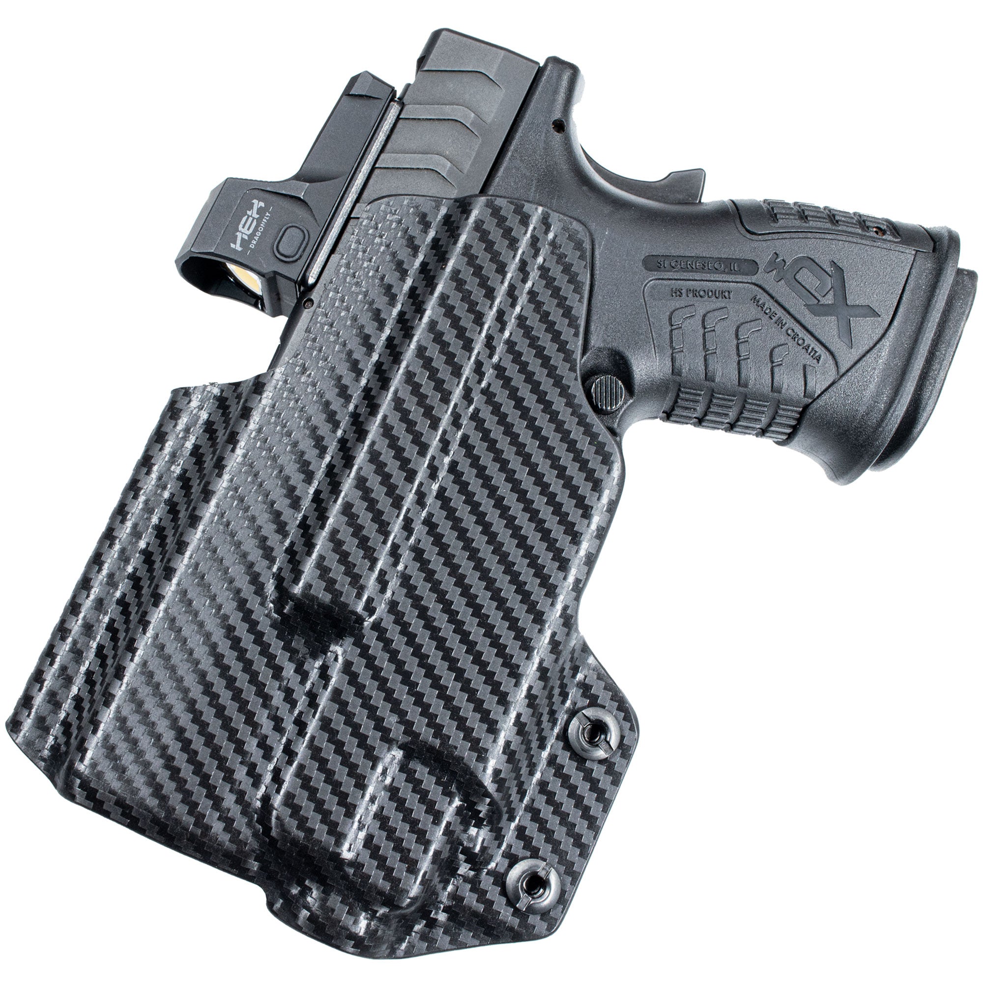 Springfield Armory XD-M Elite 3.8'' w/ TLR-7 / TLR-8 IWB Belt Wing Tuckable Holster