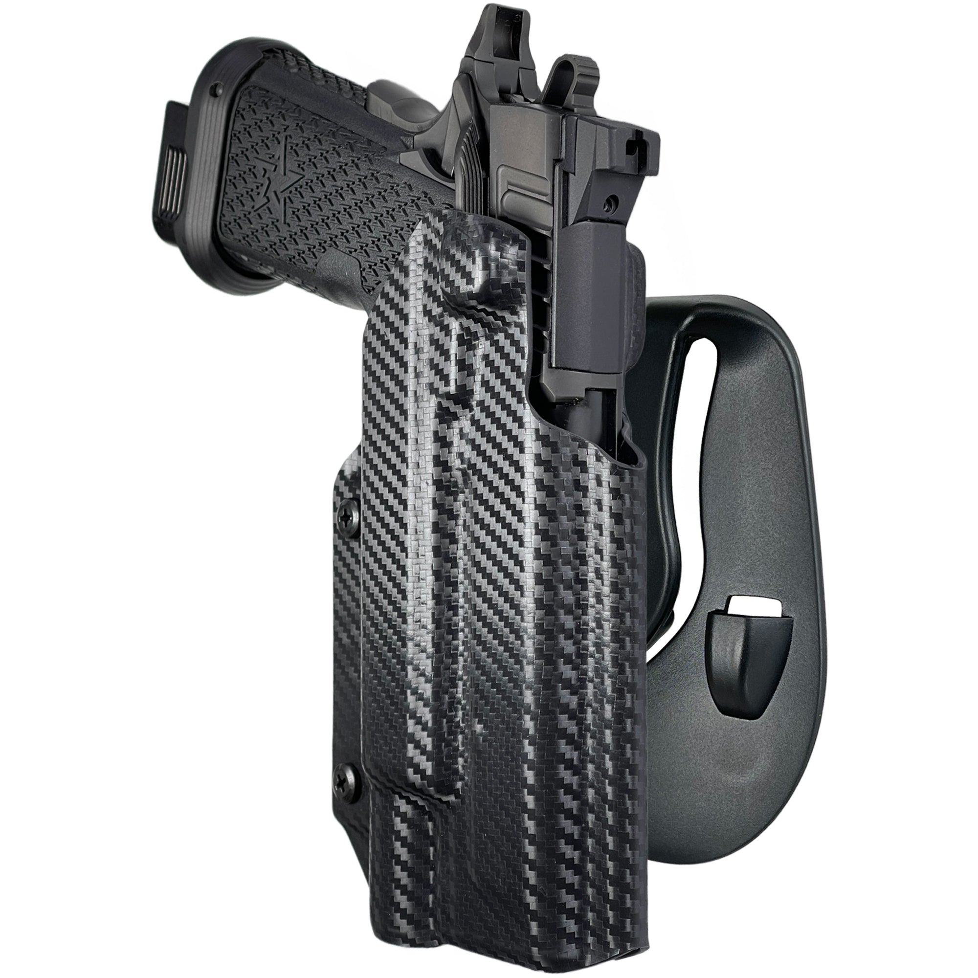 Staccato XC w/ X300 OWB Paddle Holster