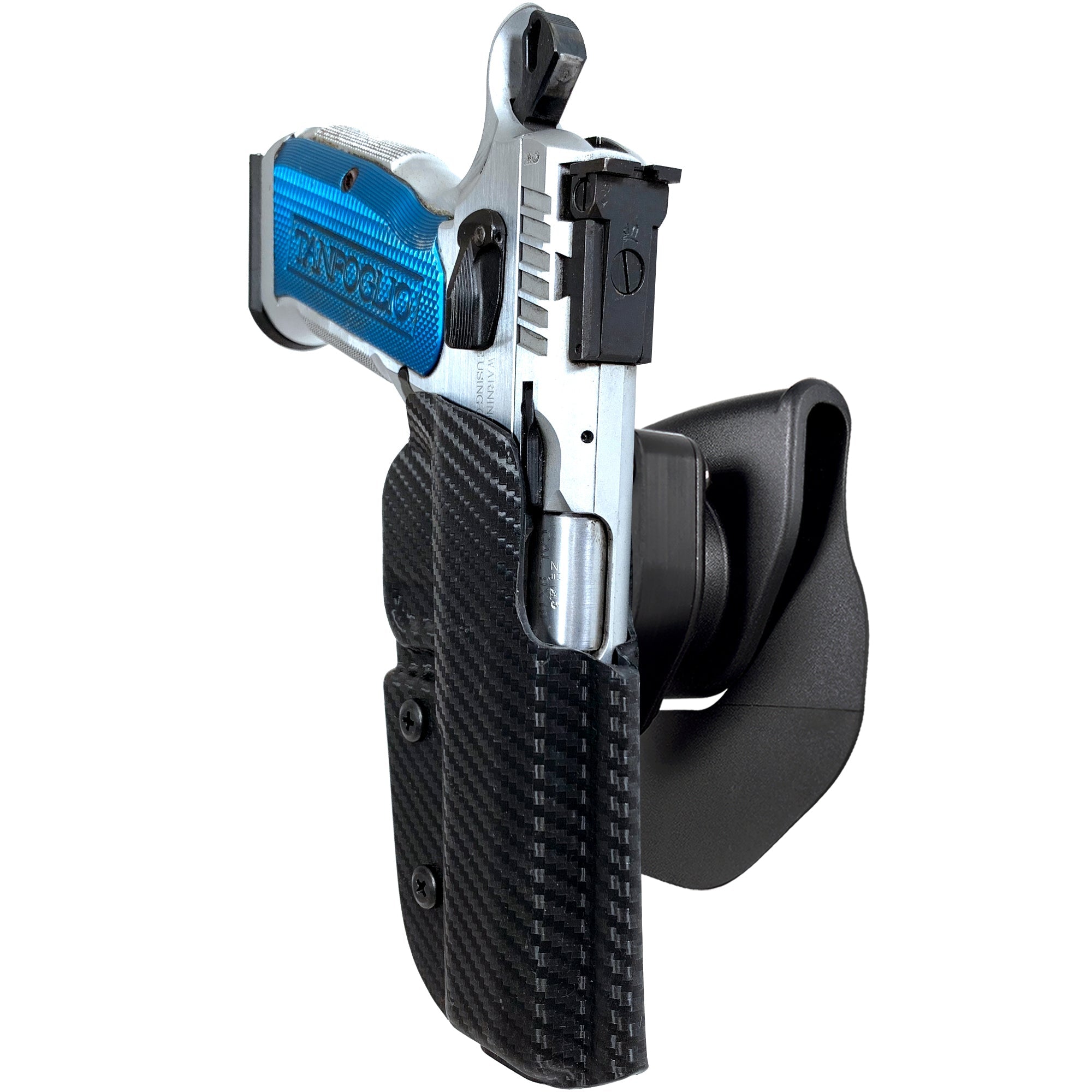 OWB Quick Release Paddle Holster in Carbon Fiber
