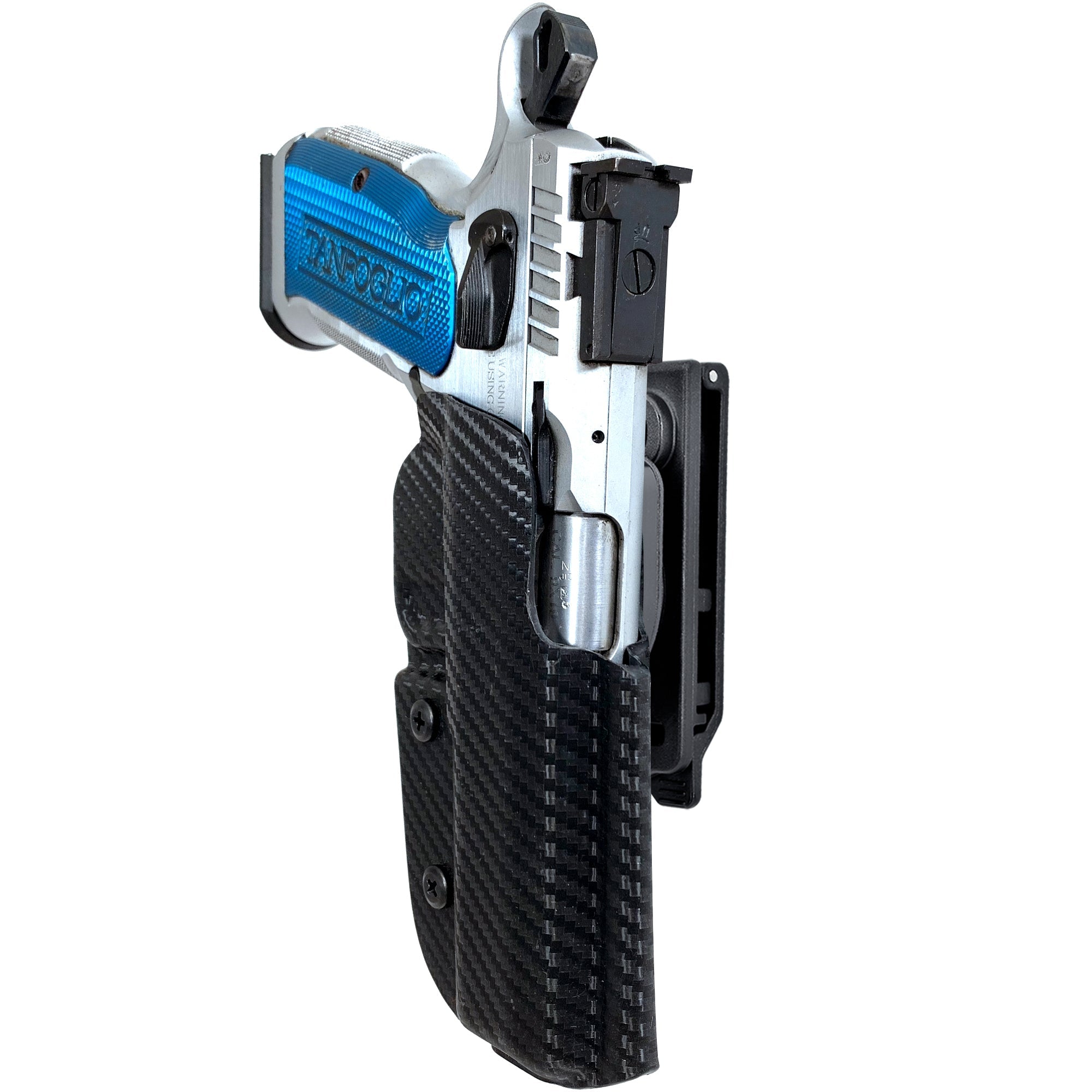 OWB Quick Release IDPA Holster in Carbon Fiber