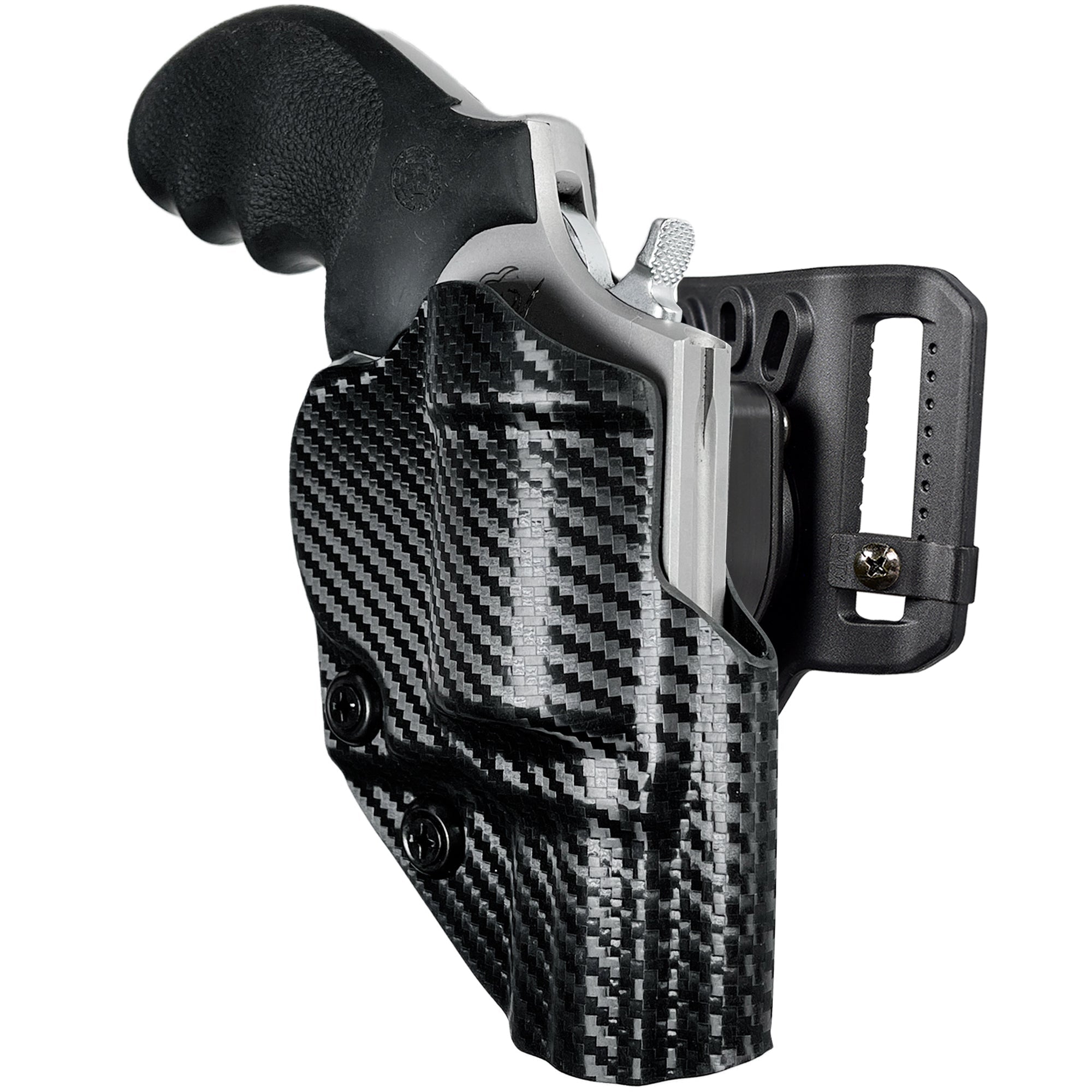 Quick Release Belt Loop Holster in Carbon Fiber