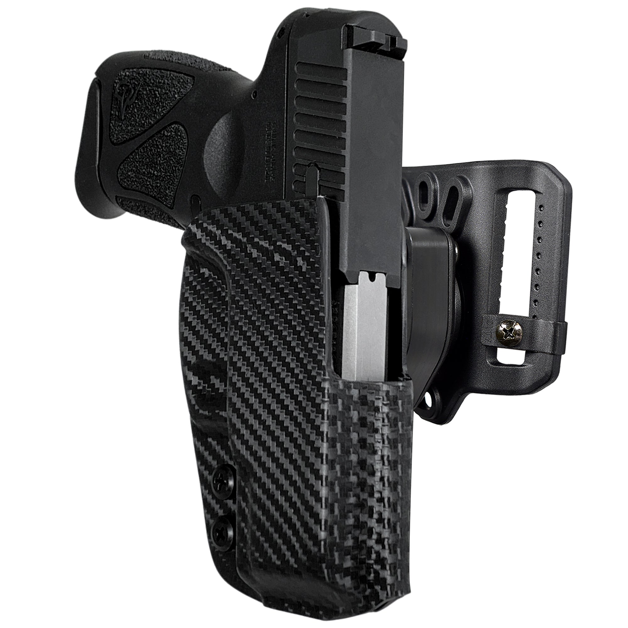 Quick Release Belt Loop Holster in Carbon Fiber