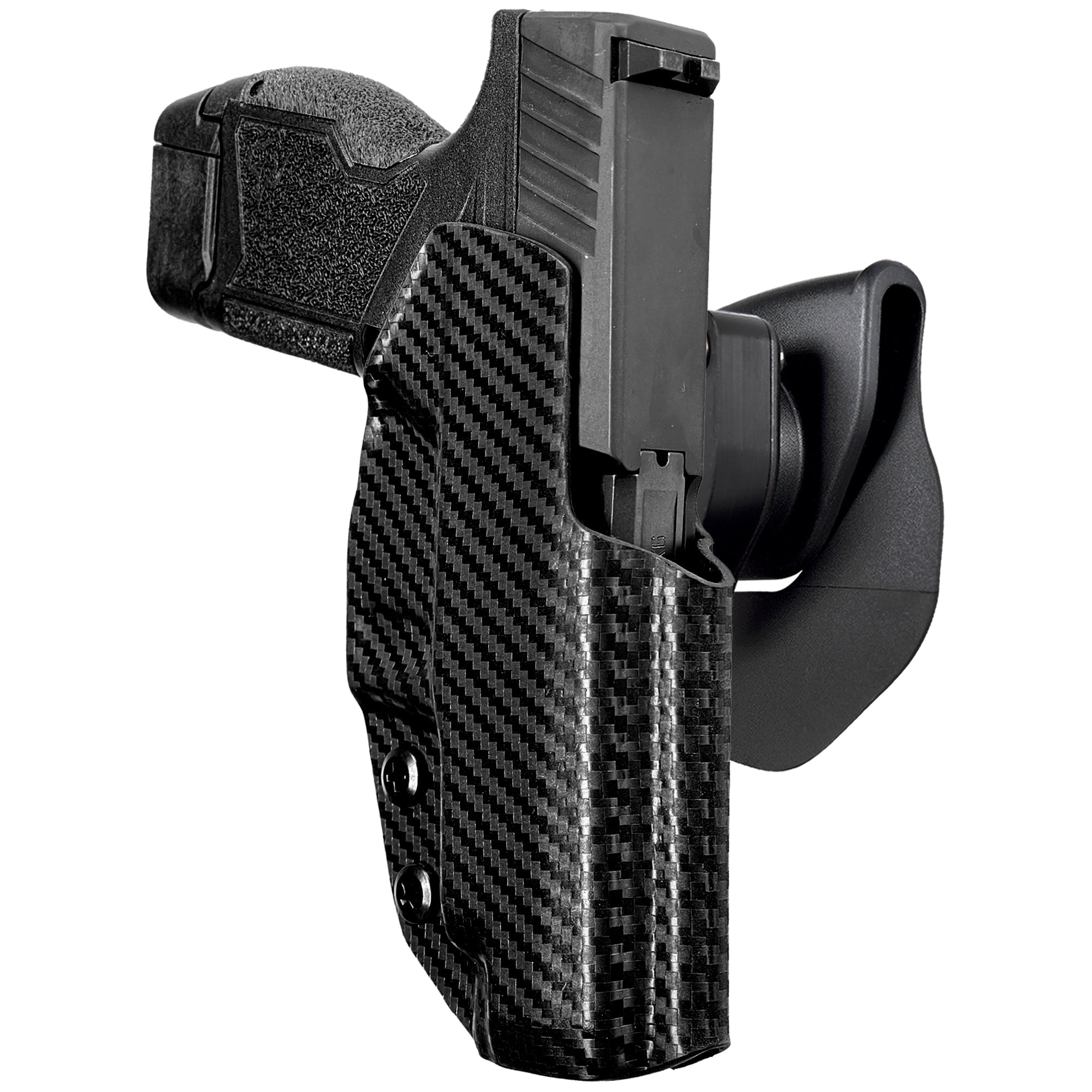 OWB Quick Release Paddle Holster in Carbon Fiber