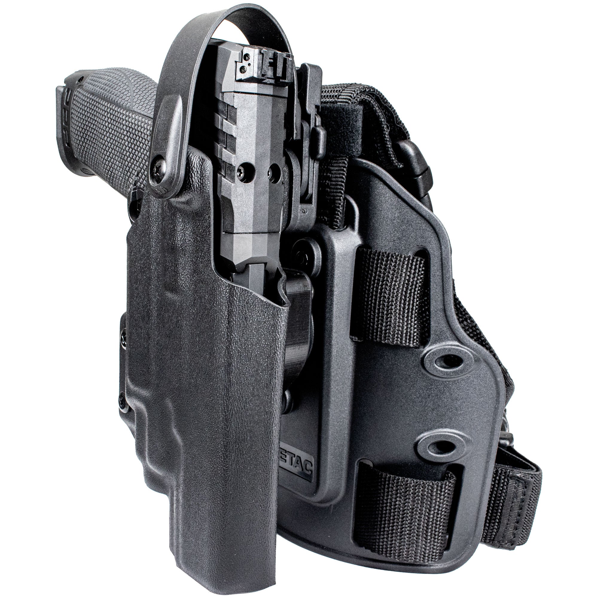 Walther PDP 5'' w/ TLR-7/TLR-8 Level II Duty Drop Leg Holster